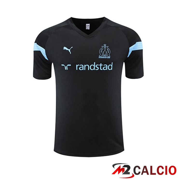 T Shirt Allenamento Marsiglia OM Nero 2022/2023