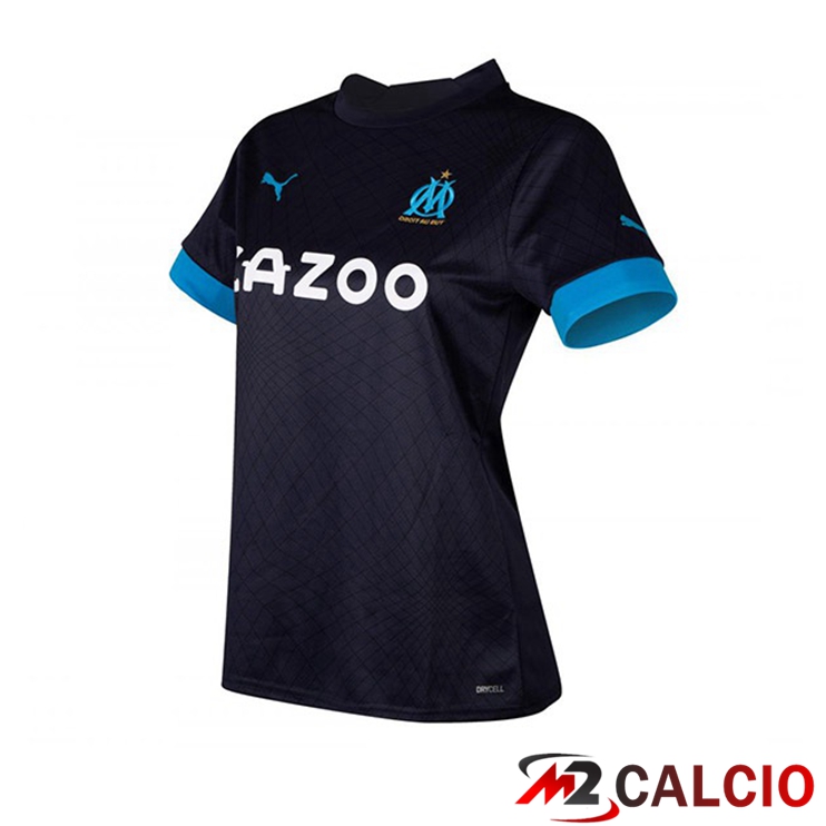 Maglie Calcio Marsiglia OM Donna Seconda Nero 2022/2023