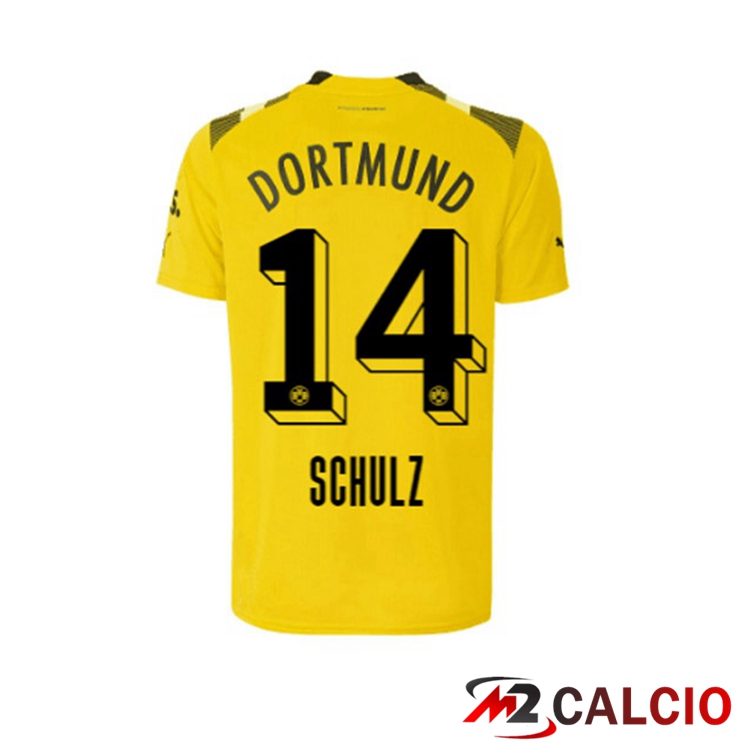 Maglie Calcio Dortmund BVB (Schulz 14) cup Giallo 2022/2023