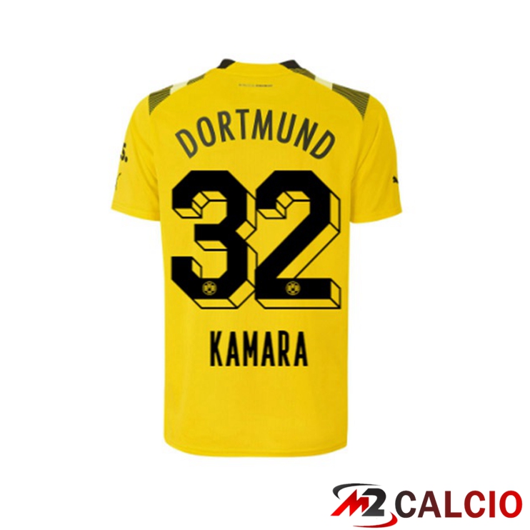 Maglie Calcio Dortmund BVB (Kamara 32) cup Giallo 2022/2023