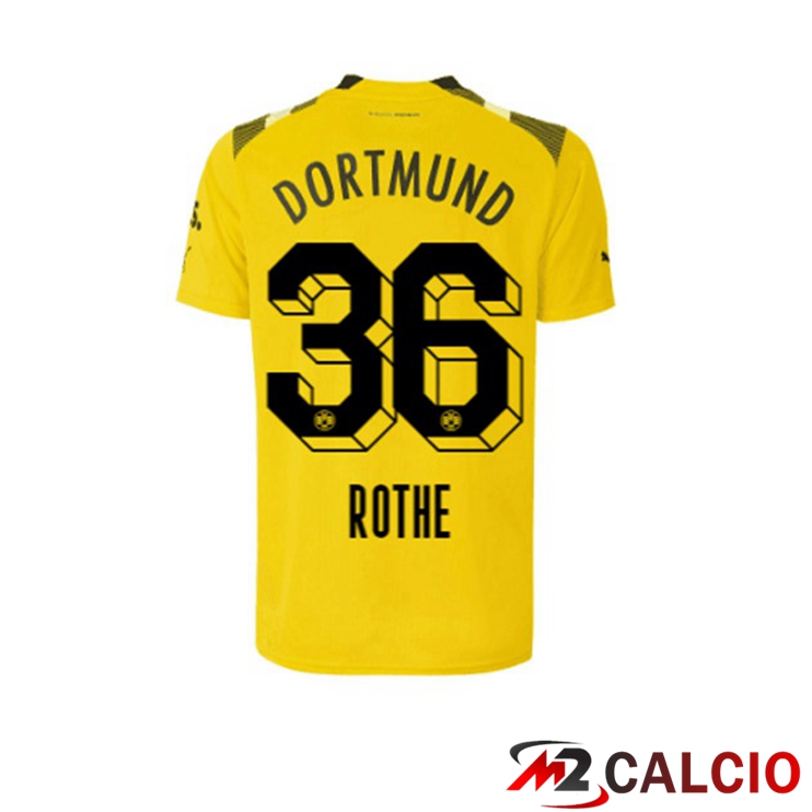 Maglie Calcio Dortmund BVB (Rothe 36) cup Giallo 2022/2023