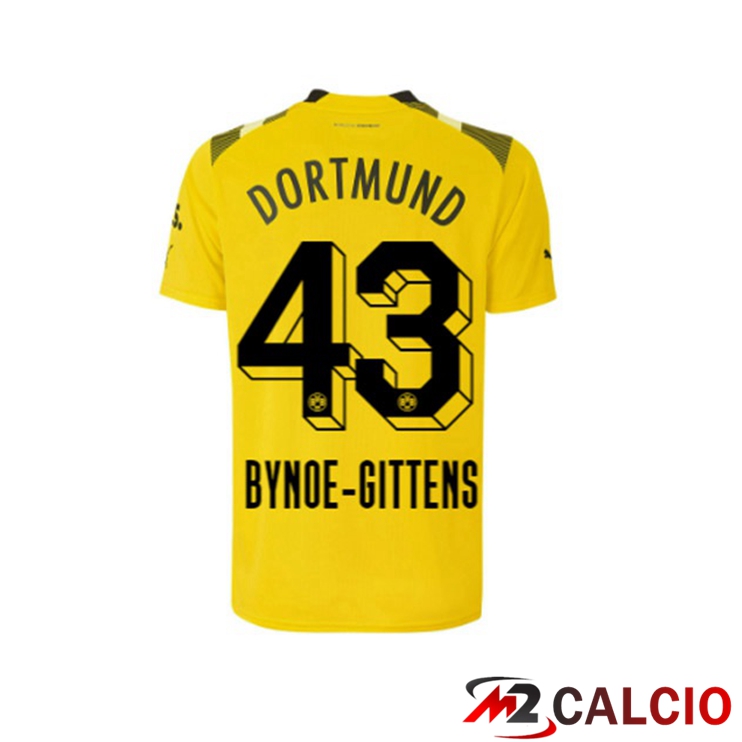 Maglie Calcio Dortmund BVB (Bynoe-Gittens 43) cup Giallo 2022/2023