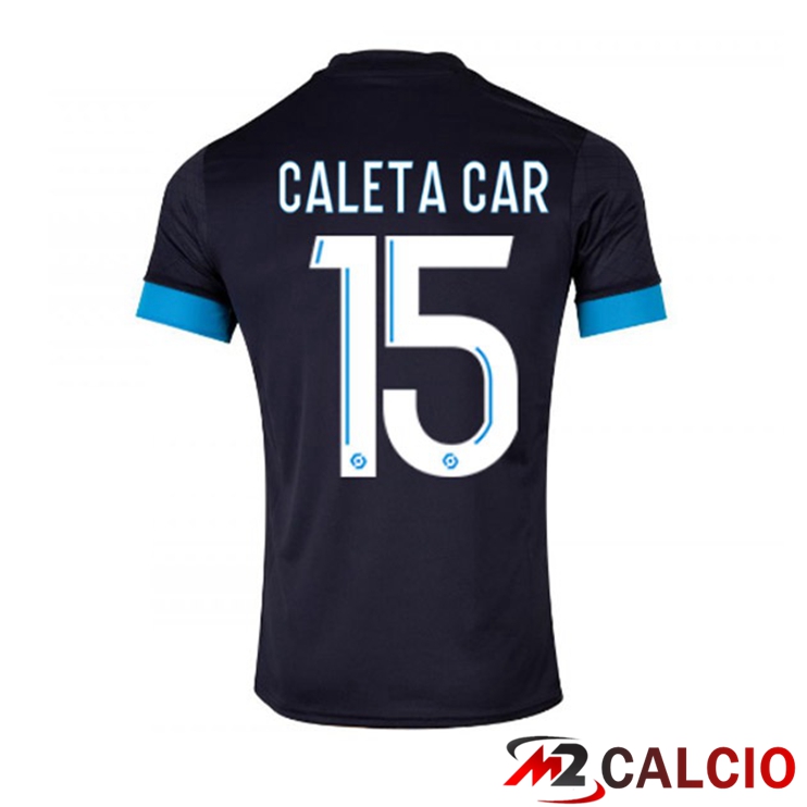 Maglie Calcio Marsiglia OM (CALETA CAR 15) Seconda Nero 2022/2023