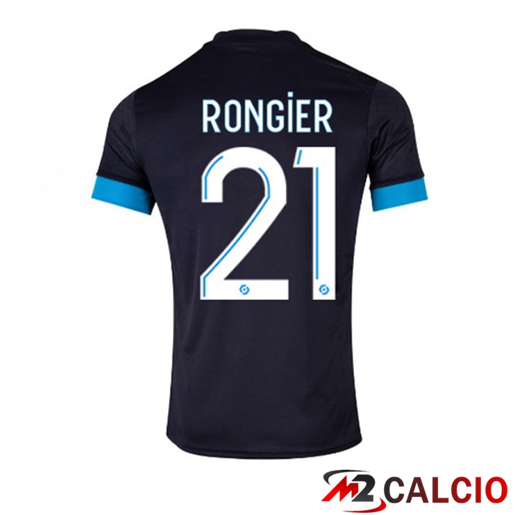 Maglie Calcio Marsiglia OM (RONGIER 21) Seconda Nero 2022/2023