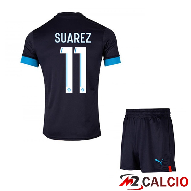 Maglie Calcio Marsiglia OM (L SUAREZ 11) Bambino Seconda Nero 2022/2023