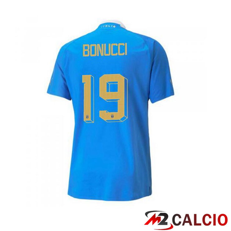 Maglie Calcio Italia（Bonucci 19）Prima Blu 2022/2023