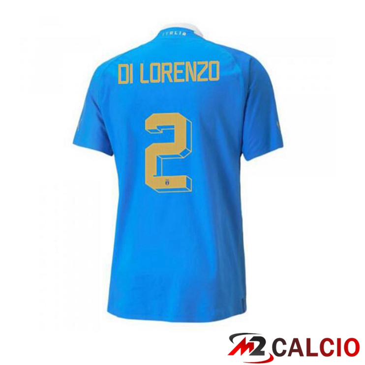 Maglie Calcio Italia（Di Lorenzo 2）Prima Blu 2022/2023