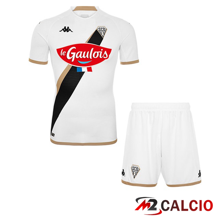 Maglie Calcio Angers SCO Bambino Seconda Bianco 2022/2023