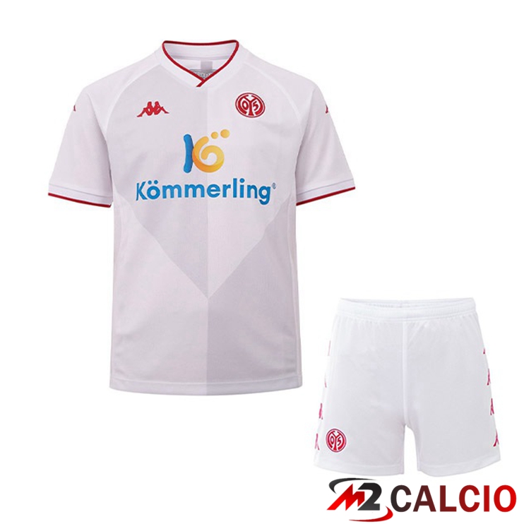 Maglie Calcio FSV Mainz 05 Bambino Seconda Bianco 2022/2023
