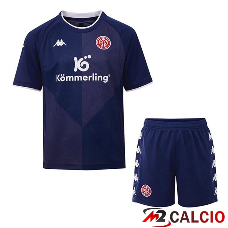 Maglie Calcio FSV Mainz 05 Bambino Terza Blu Reale 2022/2023