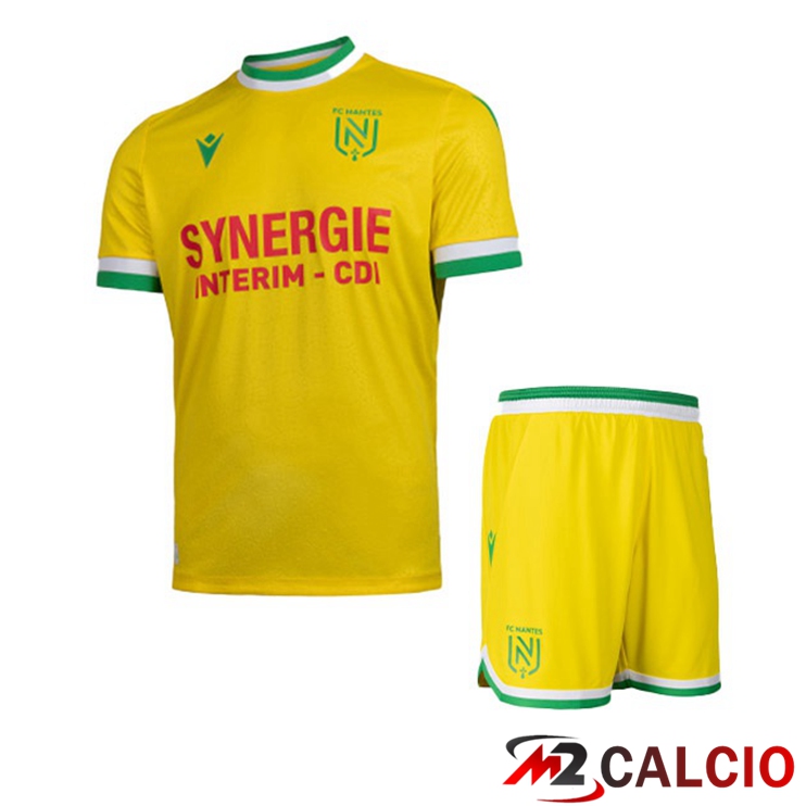 Maglie Calcio FC Nantes Bambino Prima Giallo 2022/2023
