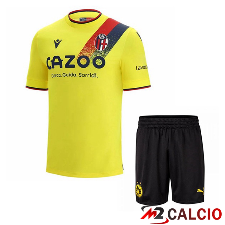 Maglie Calcio Bologne Bambino Terza Giallo 2022/2023