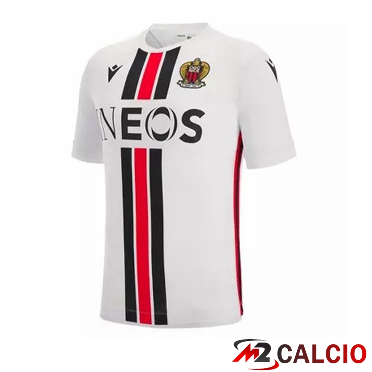Maglie Calcio OGC Nice Seconda Bianco 2022/2023