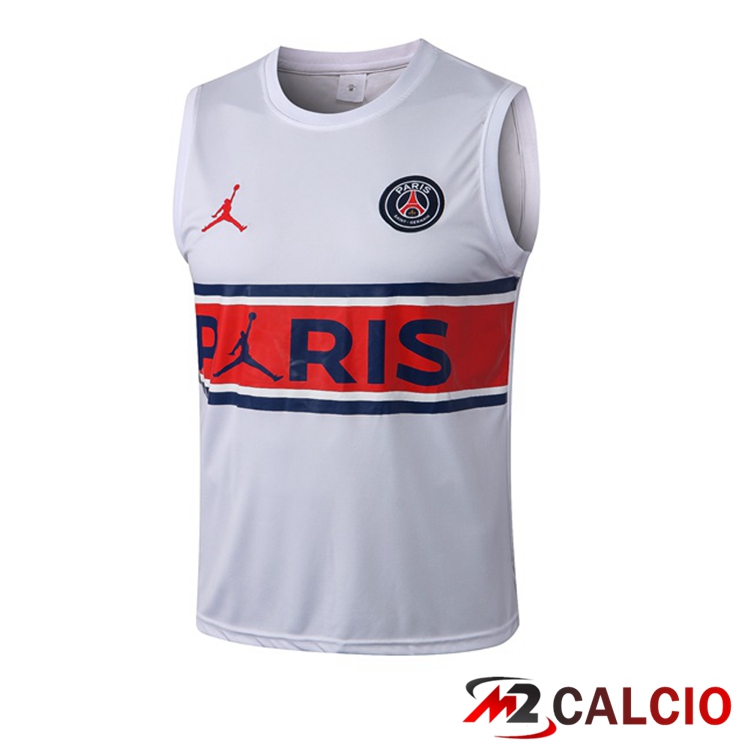 Canotta Calcio Paris PSG Bianco 2022/2023