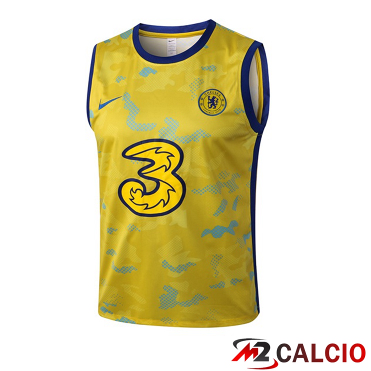 Canotta Calcio FC Chelsea Giallo 2022/2023
