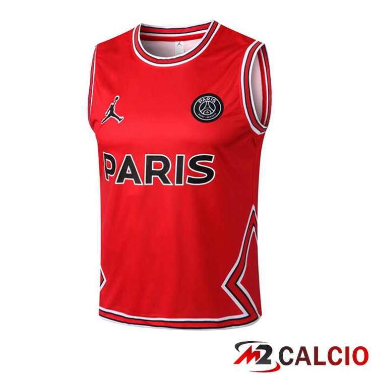 Canotta Calcio Paris PSG Rosso 2022/2023