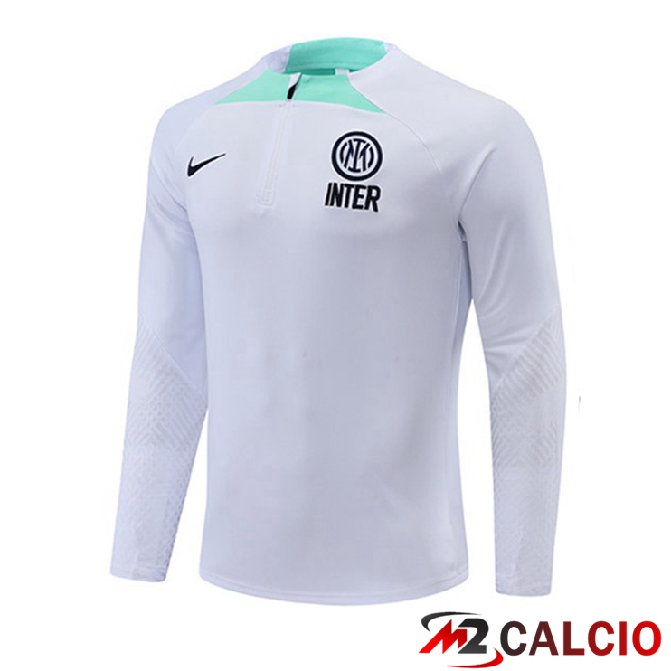 Felpa Allenamento Inter Milan Bianco 2022/2023