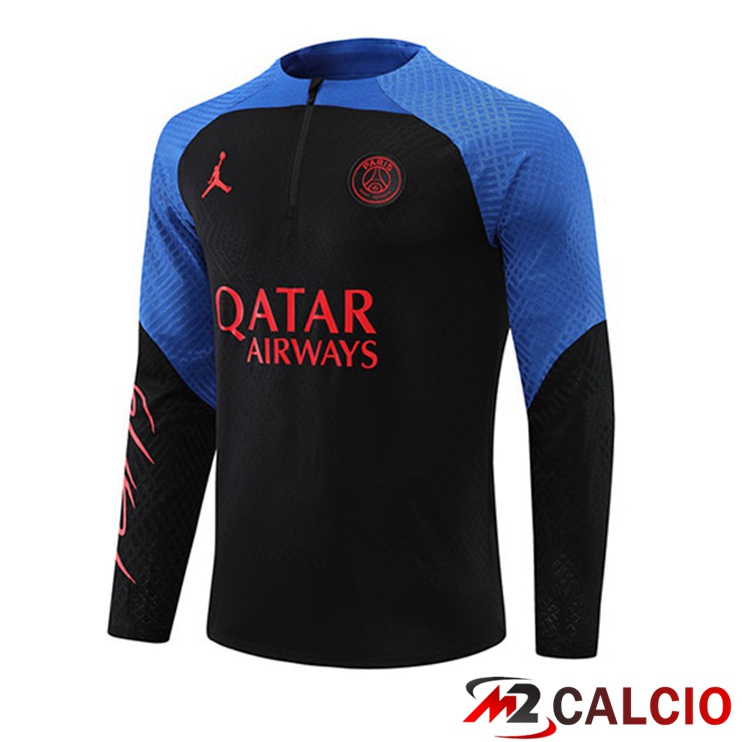 Felpa Allenamento Paris PSG Blu Nero 2022/2023