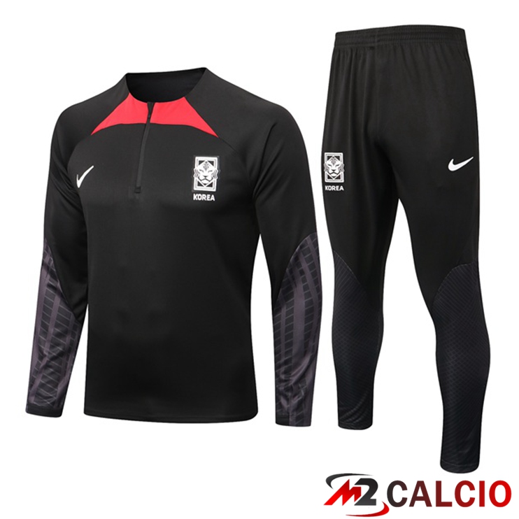 Insieme Tuta Calcio Corea Nero 2022/2023