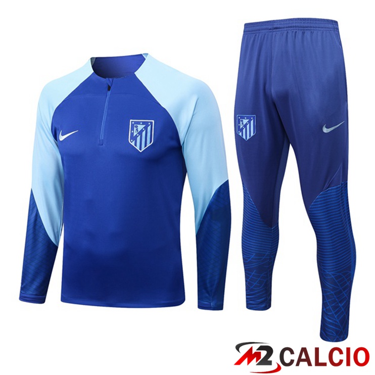 Insieme Tuta Calcio Atletico Madrid Blu 2022/2023
