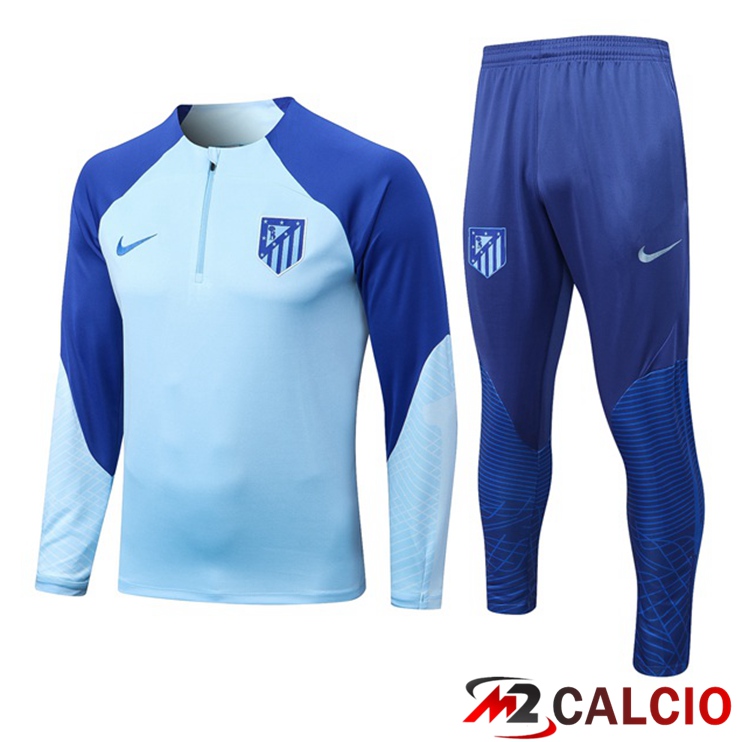 Insieme Tuta Calcio Atletico Madrid Blu 2022/2023
