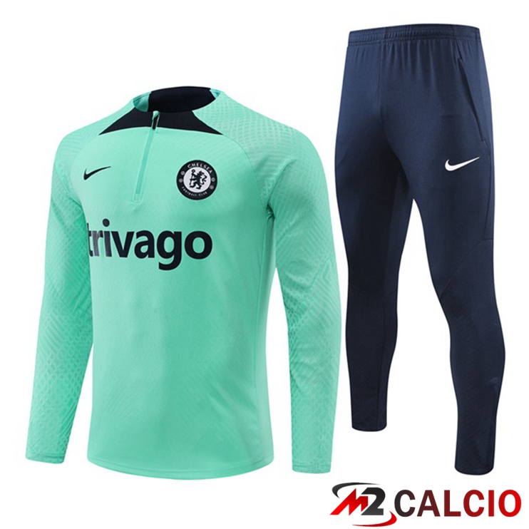 Insieme Tuta Calcio FC Chelsea Verde 2022/2023