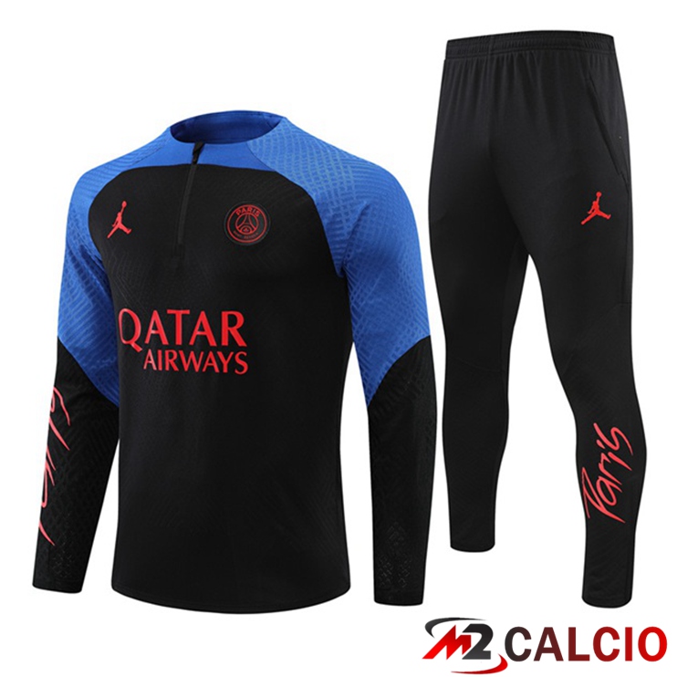 Insieme Tuta Calcio Paris PSG Blu Nero 2022/2023