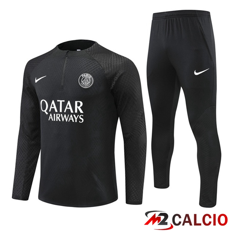 Insieme Tuta Calcio Paris PSG Nero 2022/2023