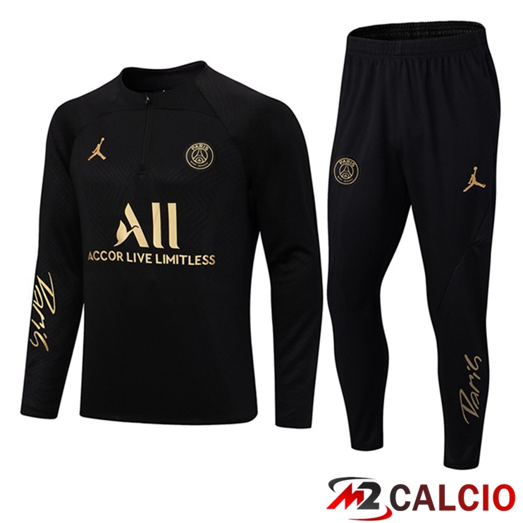 Insieme Tuta Calcio Paris PSG Nero 2022/2023