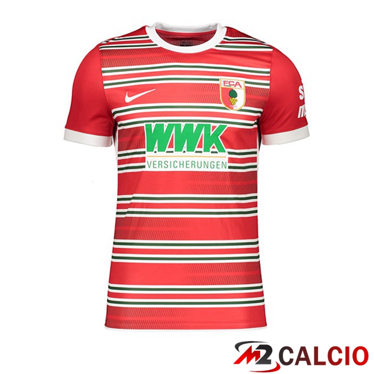 Maglie Calcio FC Augsburg Prima Rosso 2022/2023