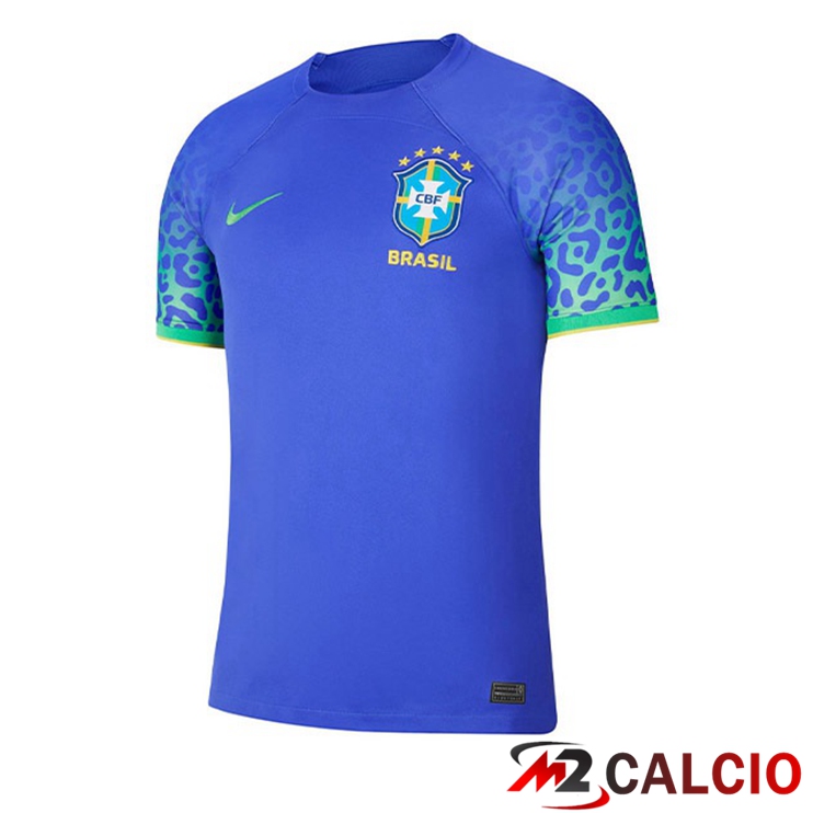 Maglie Calcio Brasile Seconda Blu 2022/2023