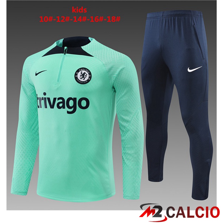 Insieme Tuta Calcio FC Chelsea Bambino Verde 2022/2023