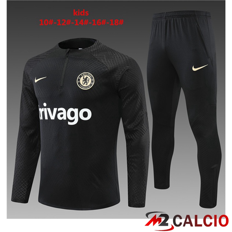 Insieme Tuta Calcio FC Chelsea Bambino Nero 2022/2023