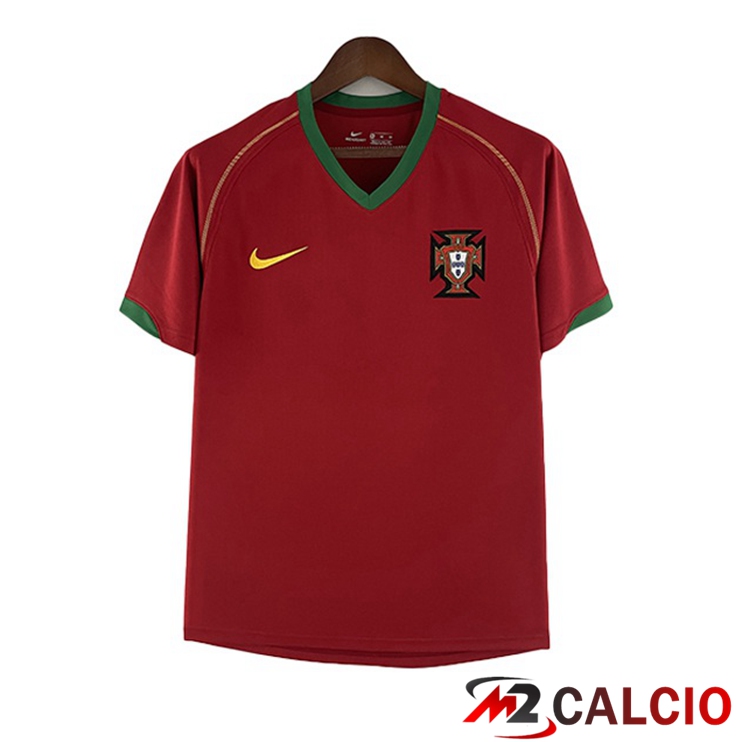 Maglie Calcio Portogallo Prima Retro Rosso 2006
