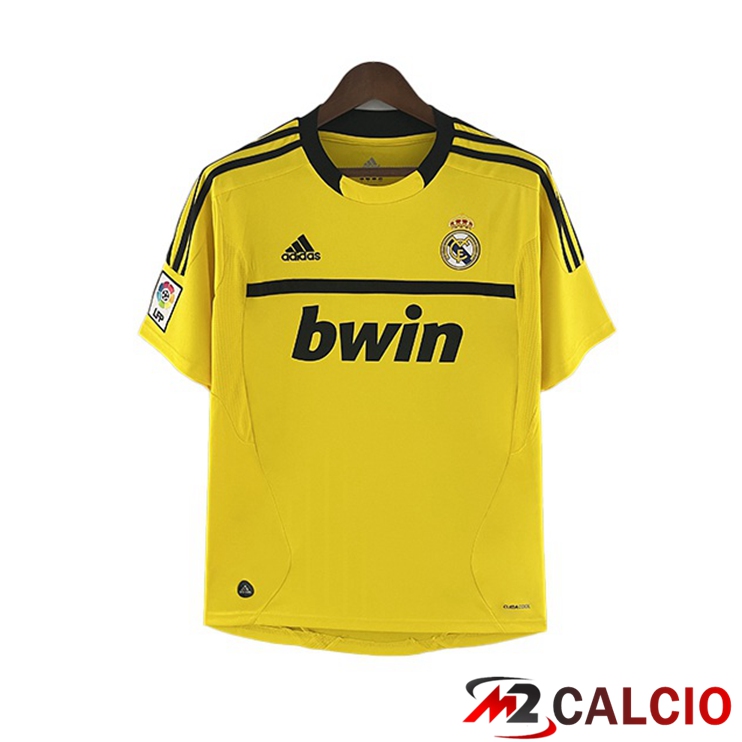 Maglie Calcio Real Madrid Portiere Retro Giallo 2011-2012