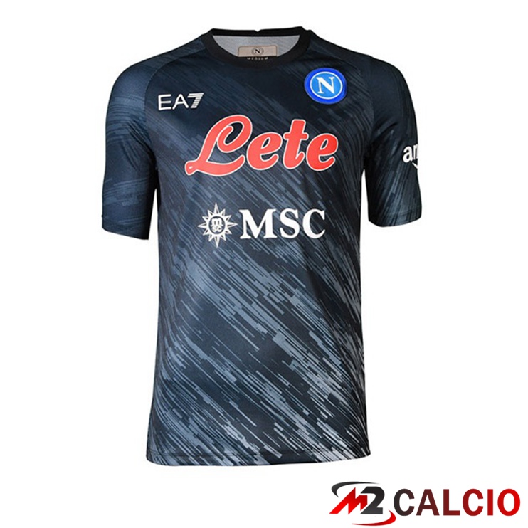 Maglie Calcio SSC Napoli Terza Nero 2022/2023