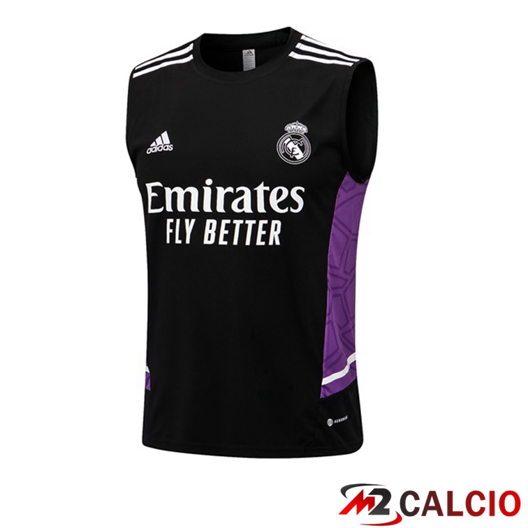 Canotta Calcio Real Madrid Nero 2022/2023