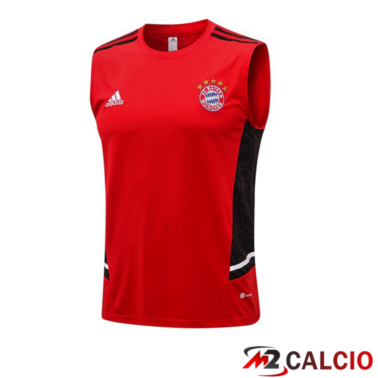 Canotta Calcio Bayern Monaco Rosso 2022/2023