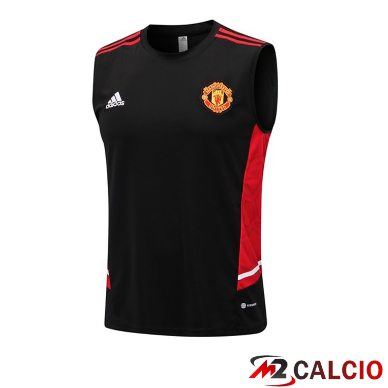 Canotta Calcio Manchester United Nero 2022/2023
