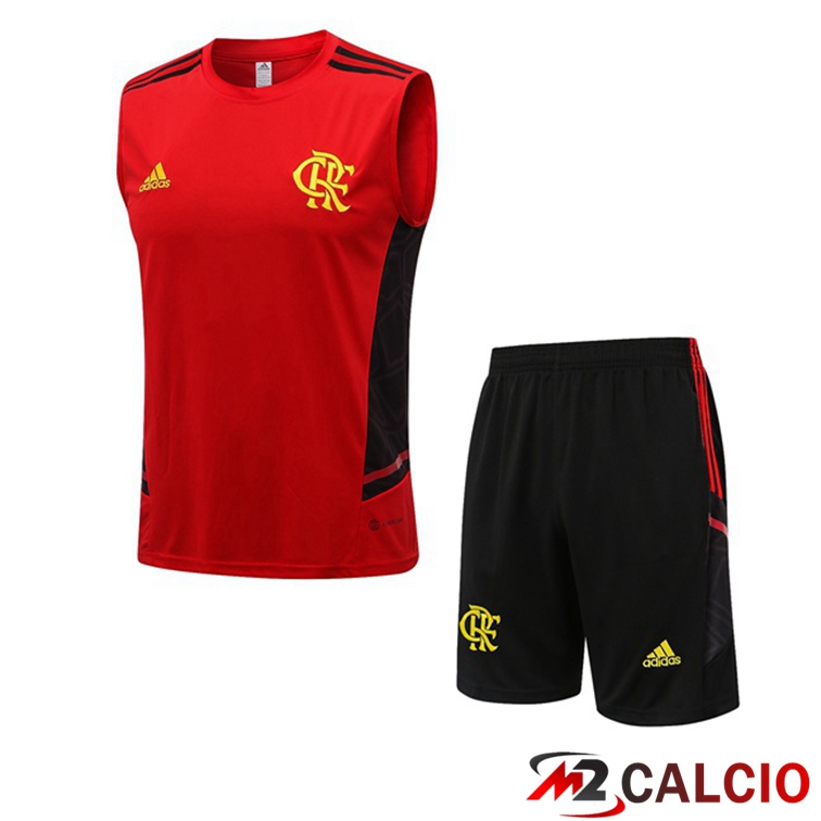 Canotta Calcio Flamengo + Shorts Rosso 2022/2023