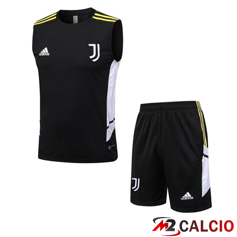 Canotta Calcio Juventus + Shorts Nero 2022/2023