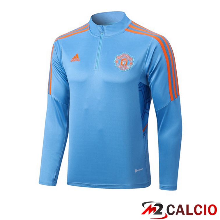 Felpe Allenamento Manchester United Blu 2022/2023