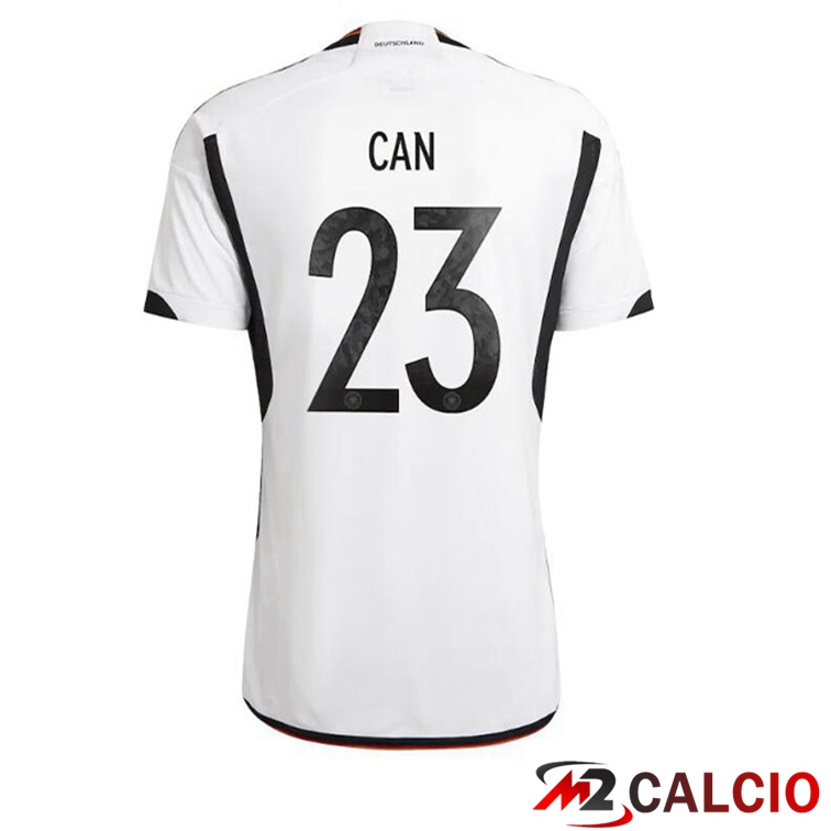 Maglia Germania (CAN 23) Prima Nero Bianco Coppa del Mondo 2022