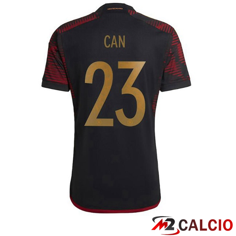 Maglia Germania (CAN 23) Seconda Nero Coppa del Mondo 2022