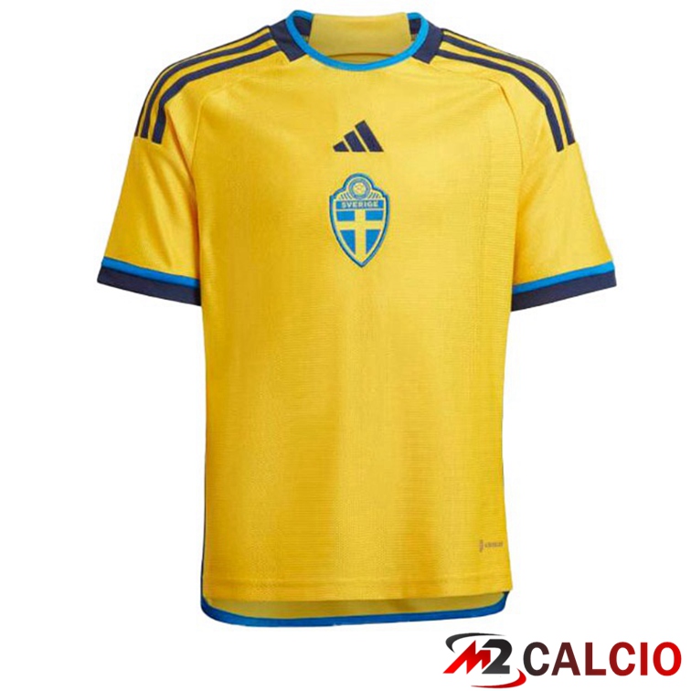 Maglie Calcio Svezia Prima Giallo 2022/2023