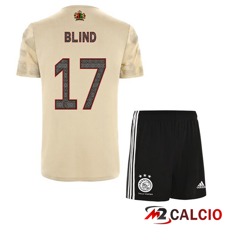 Maglie Calcio AFC Ajax (Blind 17) Bambino Terza Marrone 2022/2023