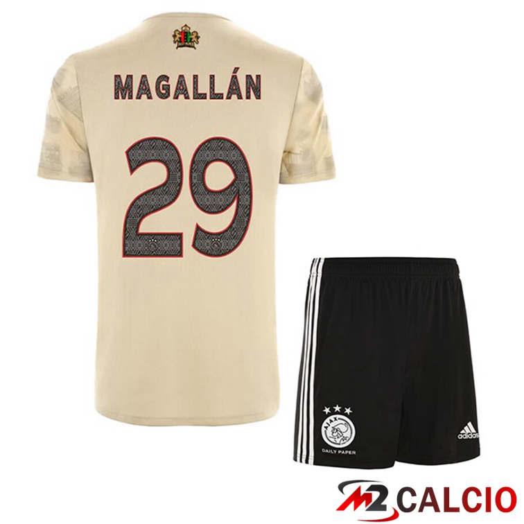 Maglie Calcio AFC Ajax (Magallán 29) Bambino Terza Marrone 2022/2023