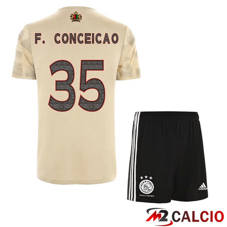 Maglie Calcio AFC Ajax (F. Conceicao 35) Bambino Terza Marrone 2022/2023