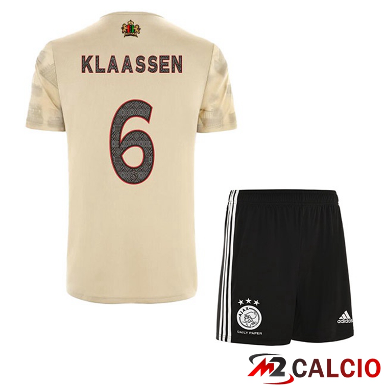 Maglie Calcio AFC Ajax (Klaassen 6) Bambino Terza Marrone 2022/2023
