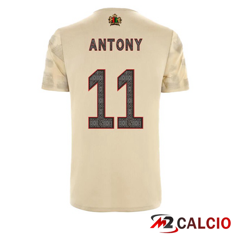 Maglie Calcio AFC Ajax (Antony 11) Terza Marrone 2022/2023